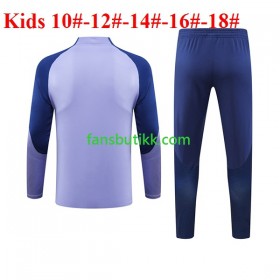 Tottenham Hotspur Barn Lilla Trenings Collegegenser Set 2023-2024